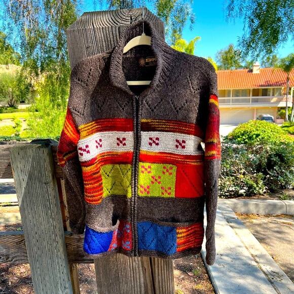 Ishka artesanias wool jacket medium - Picture 2 of 6